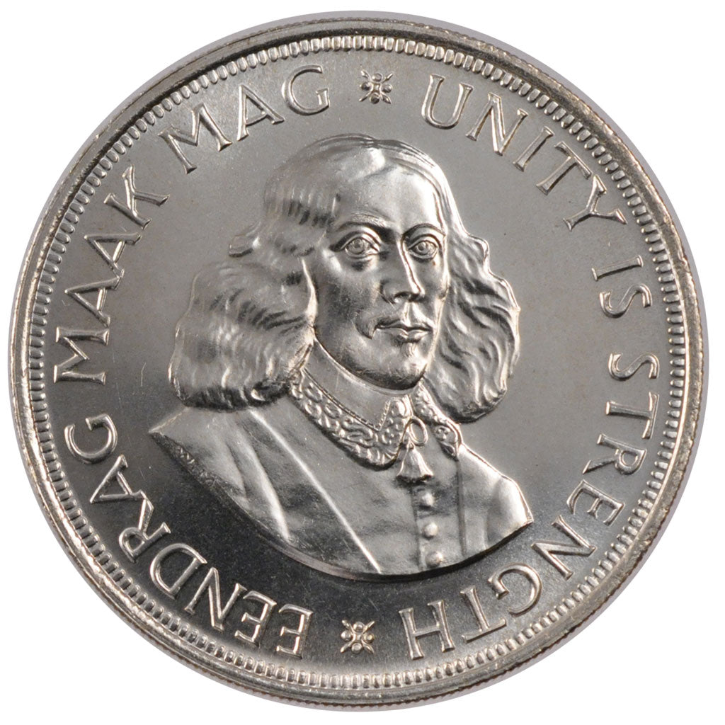 SOUTH AFRICA, 50 Cents, 1963, KM #62, MS(60-62), Silver, 28.35