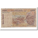 Banknote, West African States, 1000 Francs, 1991-2003, 1999, KM:911Sc, VG(8-10)