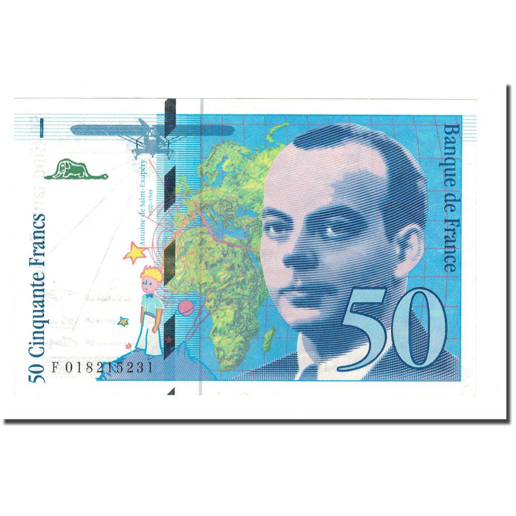 France, 50 Francs, 50 F 1992-1999 ''St Exupéry'', 1994, SUP, Fayette:73.1b