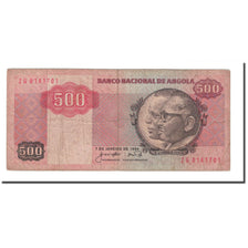 Banknote, Angola, 500 Kwanzas, 1984, 1984-01-07, KM:120A, VG(8-10)