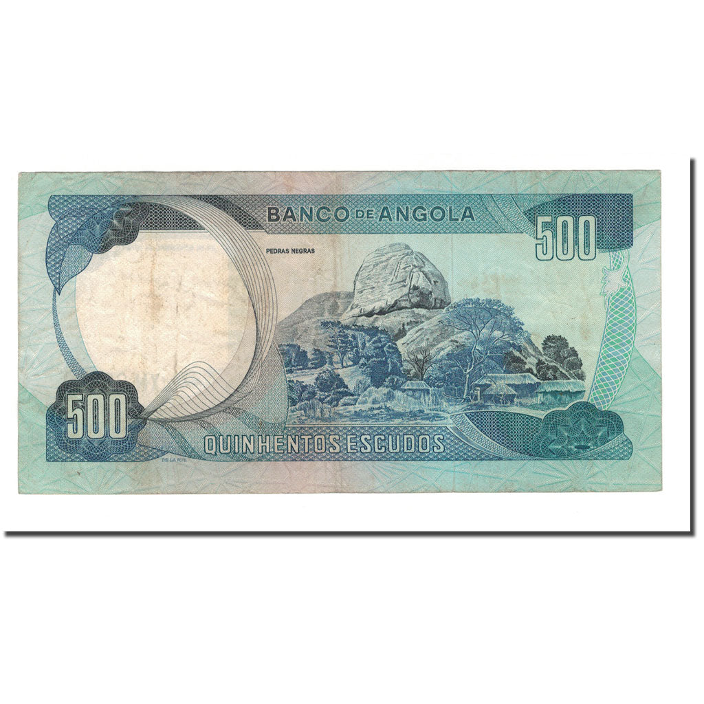 Banconote, Angola, 500 Escudos, 1972, 1972-11-24, KM:102, MB+