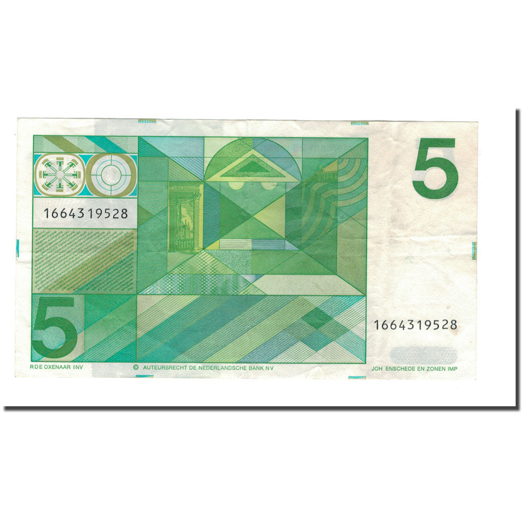 Banknote, Netherlands, 5 Gulden, 1973, 1973-03-28, KM:95a, VF(20-25)
