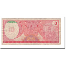 Billet, Surinam, 10 Gulden, 1982, 1982-04-01, KM:126, B+