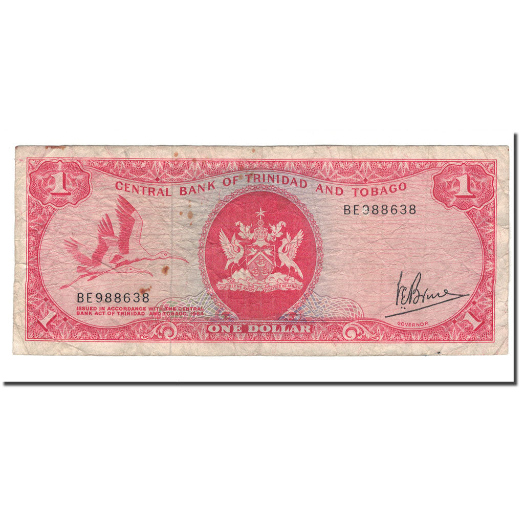 Banknote, Trinidad and Tobago, 1 Dollar, 1964, 1977, KM:30a, F(12-15)