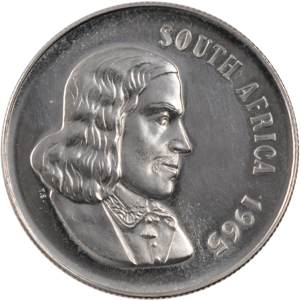 SOUTH AFRICA, Rand, 1965, KM #71.1, MS(60-62), Silver, 15.04