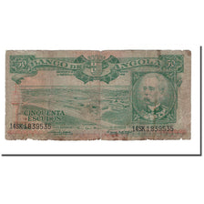 Banknote, Angola, 50 Escudos, 1956, KM:88a, VG(8-10)