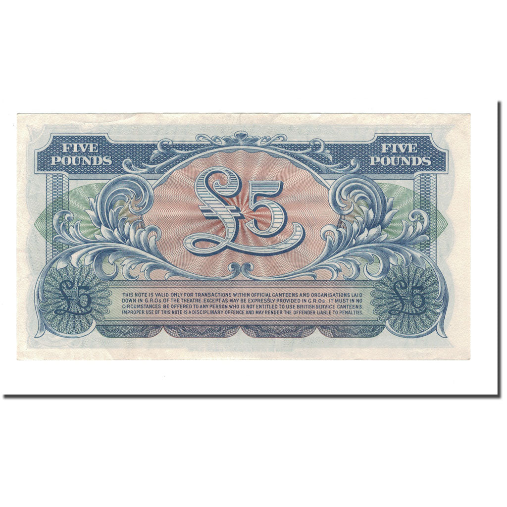 Banknote, Great Britain, 5 Pounds, 1958, KM:M23, AU(50-53)