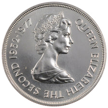 MAURITIUS, 25 Rupees, 1977, KM #43, MS(65-70), Silver, 28.46