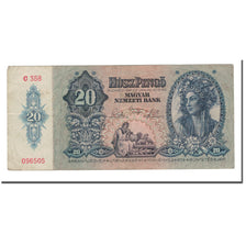 Banconote, Ungheria, 20 Pengö, 1941, 1941-01-15, KM:109, MB