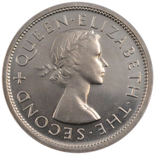 SOUTHERN RHODESIA, Crown, 1953, KM #27, MS(60-62), Silver, 38.5, 28.16