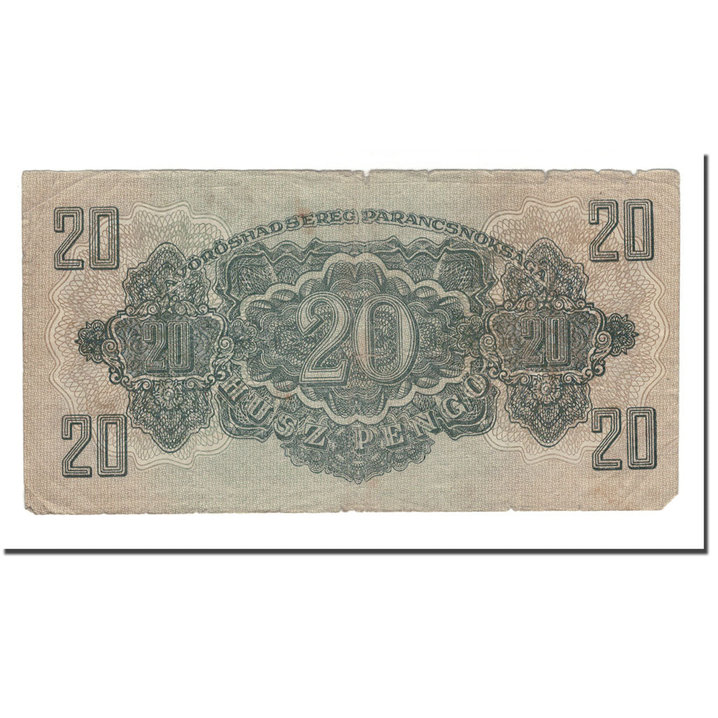 Banknote, Hungary, 20 Pengö, 1944, KM:M6b, F(12-15)