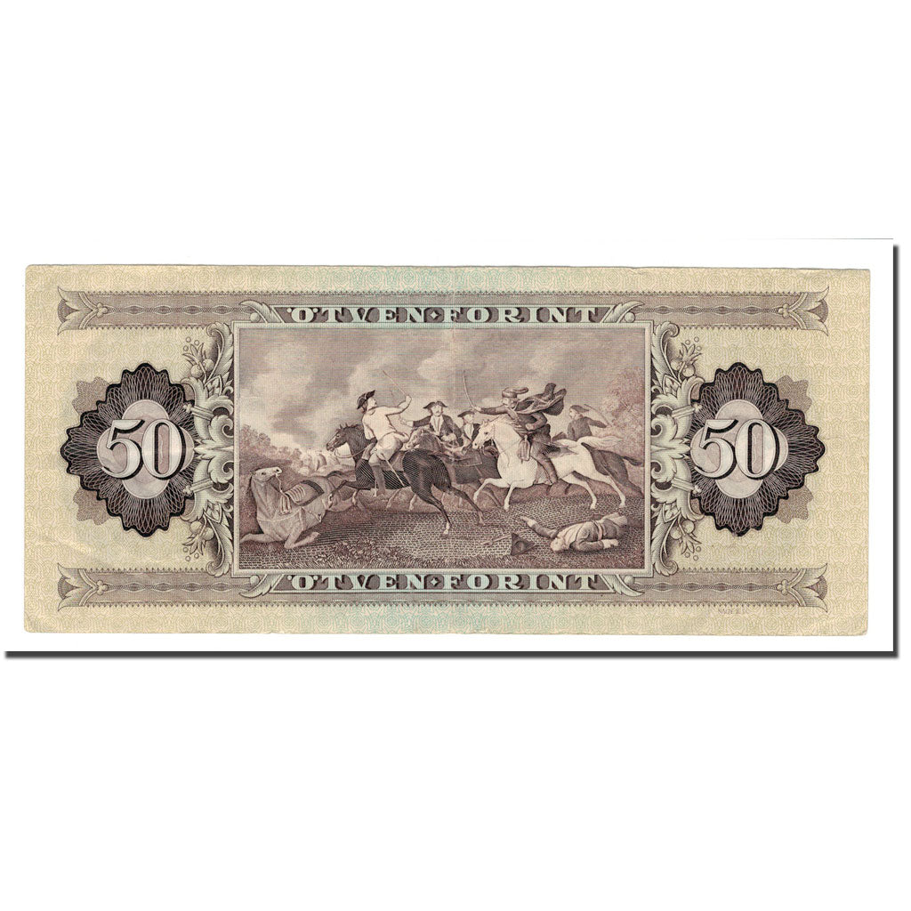 Billet, Hongrie, 50 Forint, 1965-89, 1983-11-10, KM:170f, TB+