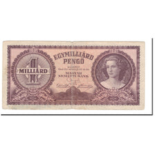 Banknote, Hungary, 1 Milliard Pengö, 1946, 1946-03-18, KM:125, VF(20-25)