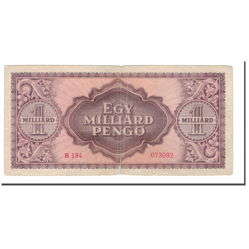 Banknote, Hungary, 1 Milliard Pengö, 1946, 1946-03-18, KM:125, VF(20-25)