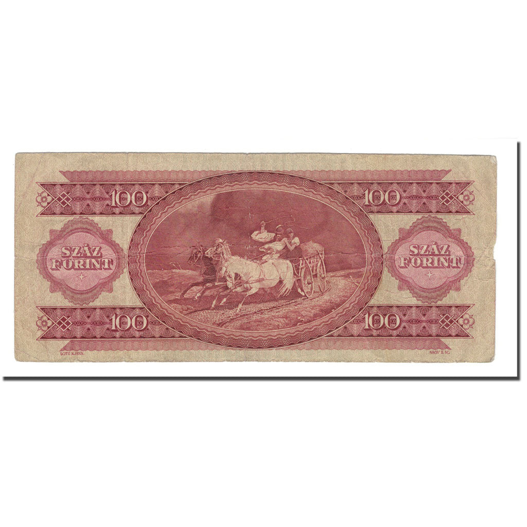 Banknot, Węgry, 100 Forint, 1957-89, 1984-10-30, KM:171g, F(12-15)