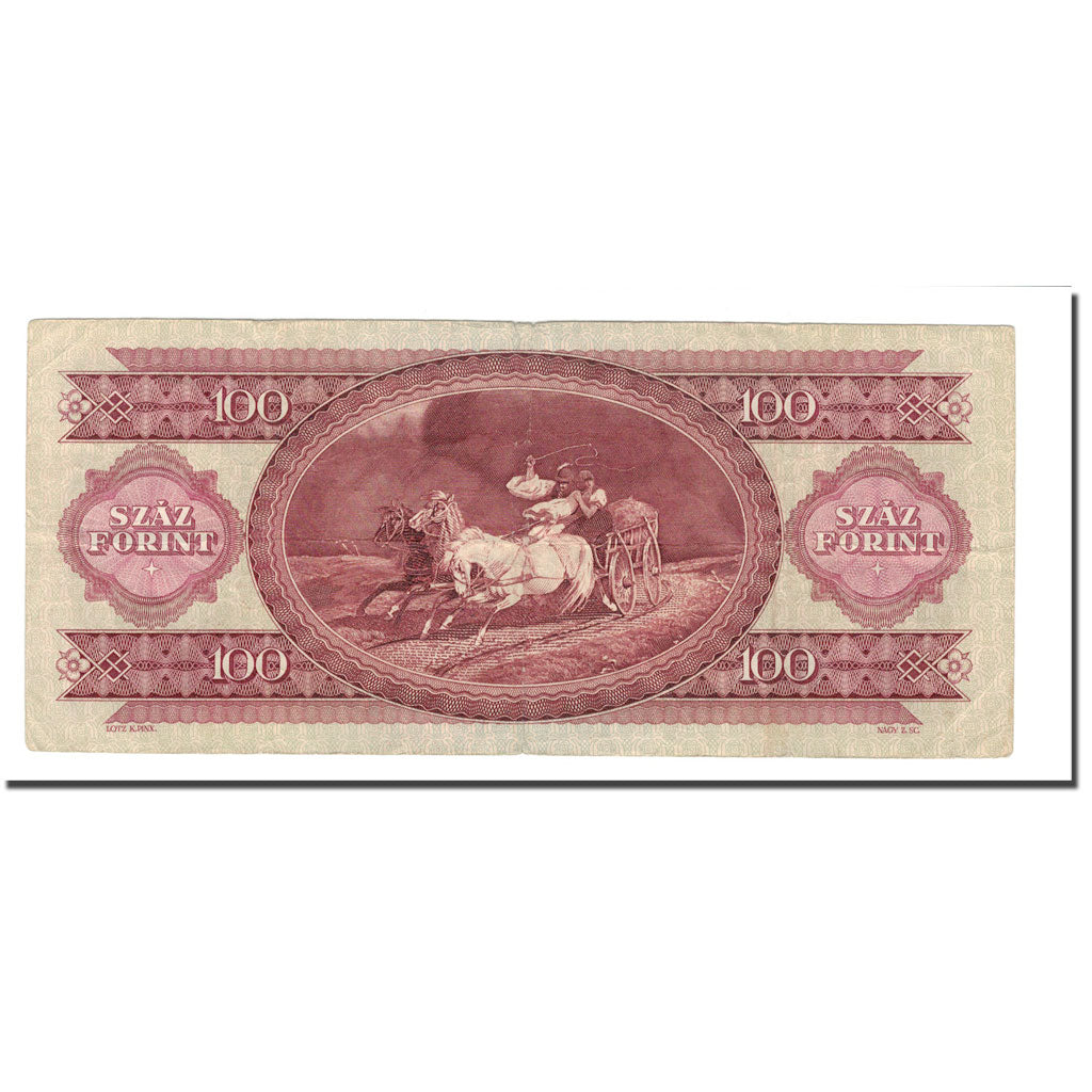 Banknot, Węgry, 100 Forint, 1957-89, 1984-10-30, KM:171g, VF(30-35)