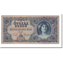 Banknote, Hungary, 500 Pengö, 1945, 1945-05-15, KM:117a, VF(30-35)