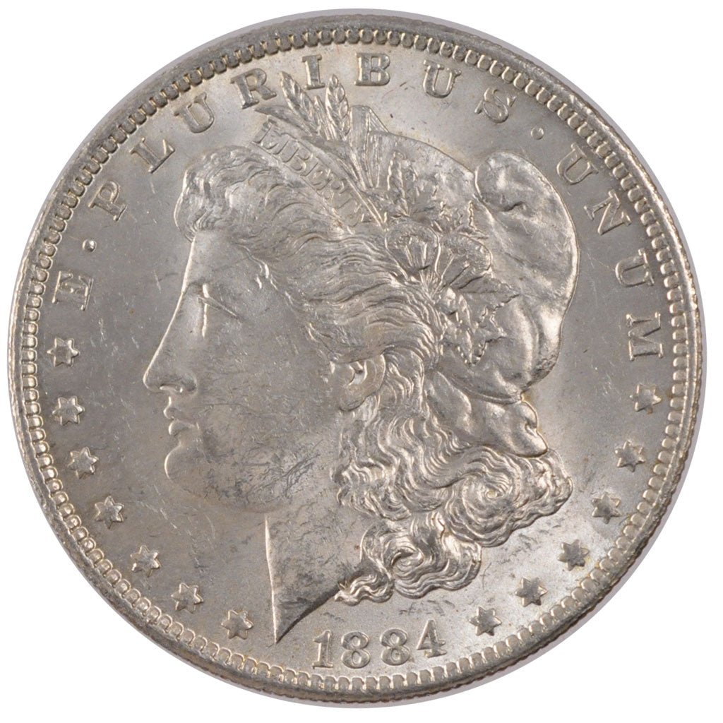 UNITED STATES, Morgan Dollar, Dollar, 1884, U.S. Mint, KM #110, MS(60-62),...