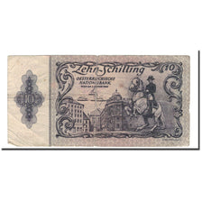 Banknote, Austria, 10 Schilling, 1950, 1950-01-02, KM:127, VG(8-10)