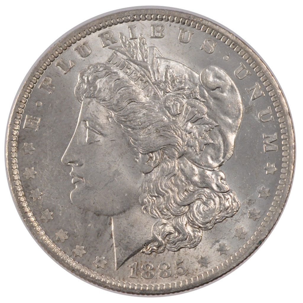 UNITED STATES, Morgan Dollar, Dollar, 1885, U.S. Mint, KM #110, AU(55-58),...