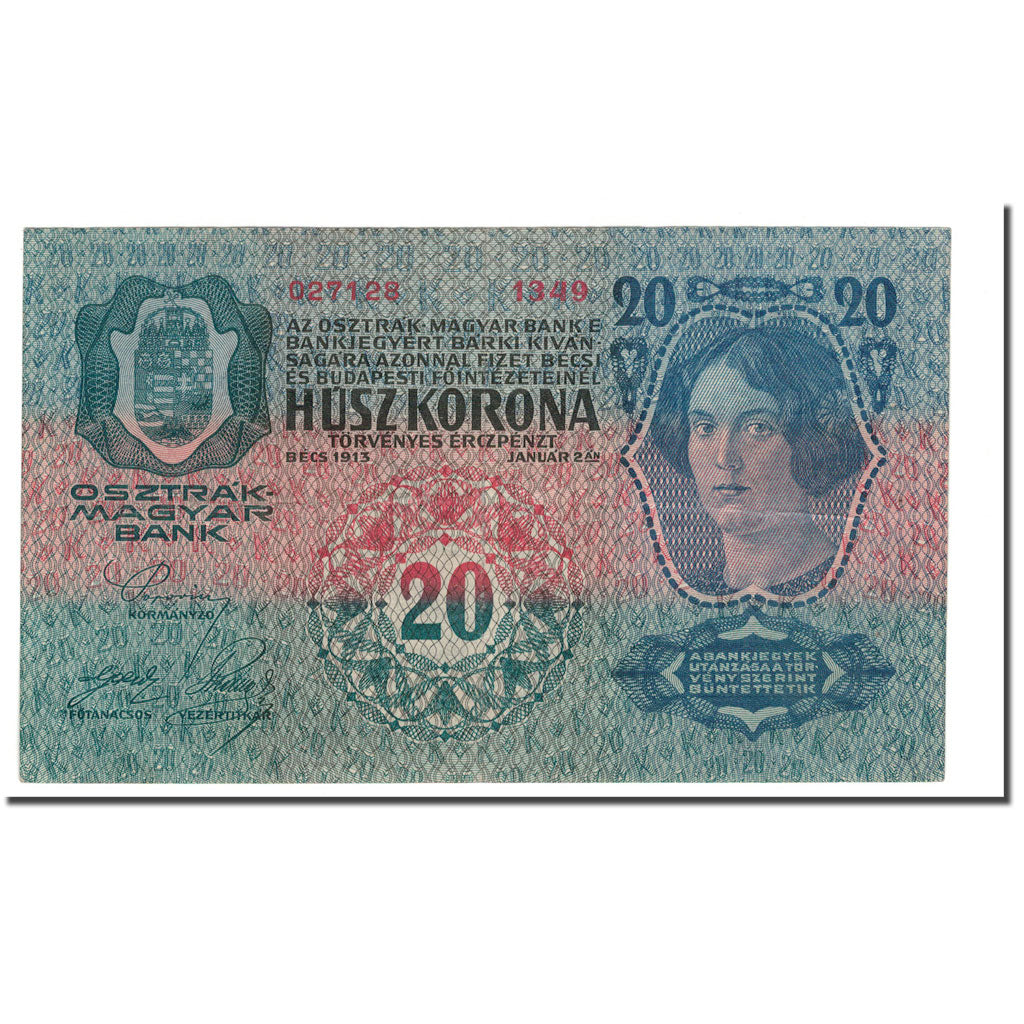 Banknote, Austria, 20 Kronen, 1919, 1913-01-02, KM:53a, EF(40-45)