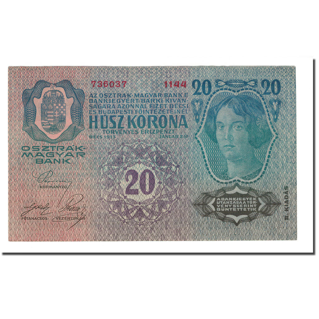 Banknote, Austria, 20 Kronen, 1919, 1913-01-02, KM:52, AU(50-53)