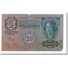 Banknote, Austria, 20 Kronen, 1919, 1913-01-02, KM:52, VF(30-35)