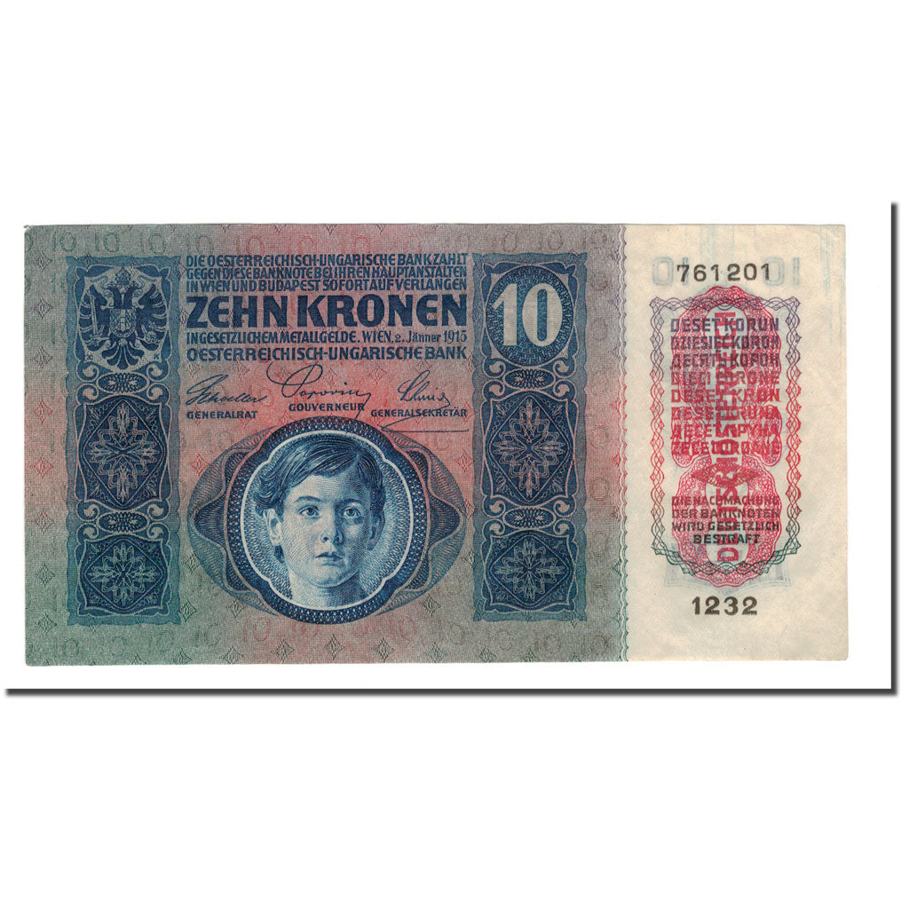 Banknote, Austria, 10 Kronen, 1919, 1915-01-02, KM:51a, AU(50-53)