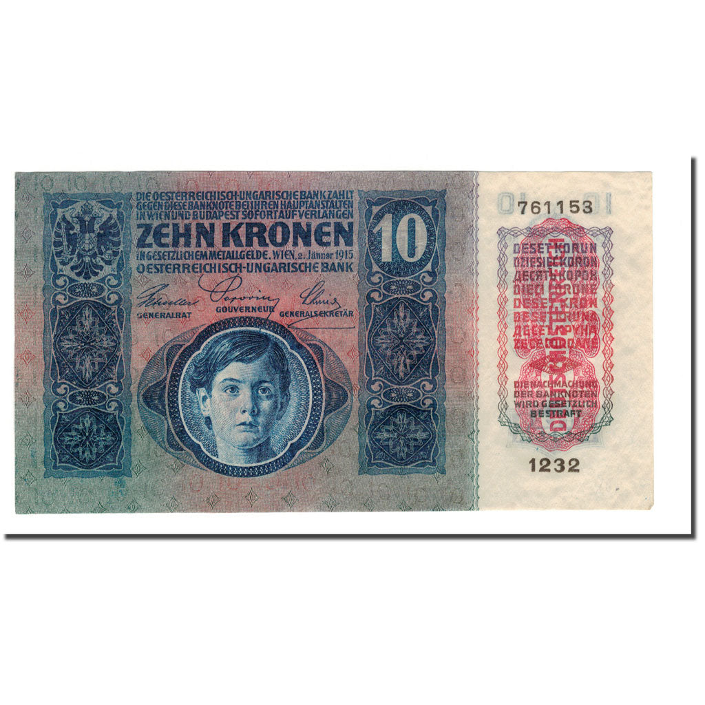 Banknote, Austria, 10 Kronen, 1919, 1915-01-02, KM:51a, AU(50-53)