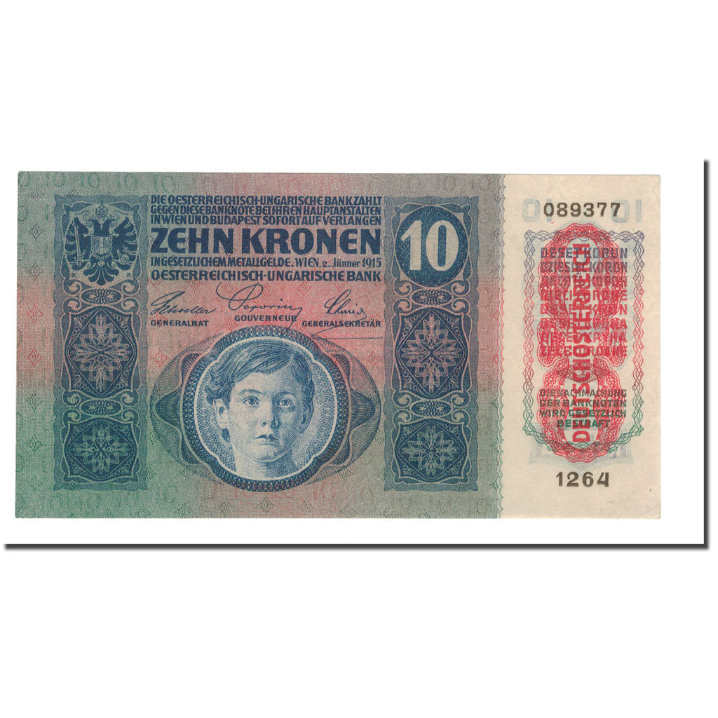 Banknote, Austria, 10 Kronen, 1919, 1915-01-02, KM:51a, AU(50-53)