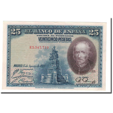 Banknote, Spain, 25 Pesetas, 1928, 1928-08-15, KM:74b, UNC(63)