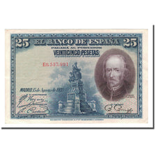 Banknote, Spain, 25 Pesetas, 1928, 1928-08-15, KM:74b, UNC(63)