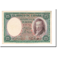 Banknote, Spain, 25 Pesetas, 1931, 1931-04-25, KM:81, EF(40-45)