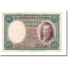 Banknote, Spain, 25 Pesetas, 1931, 1931-04-25, KM:81, VF(30-35)