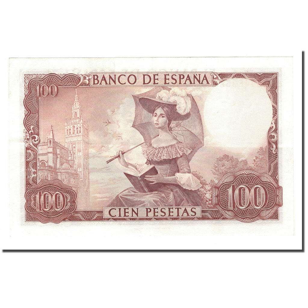 Banknote, Spain, 100 Pesetas, 1970, 1965-11-19, KM:150, AU(55-58)