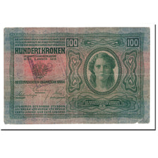 Banknote, Austria, 100 Kronen, 1912, 1912-01-02, KM:12, VG(8-10)
