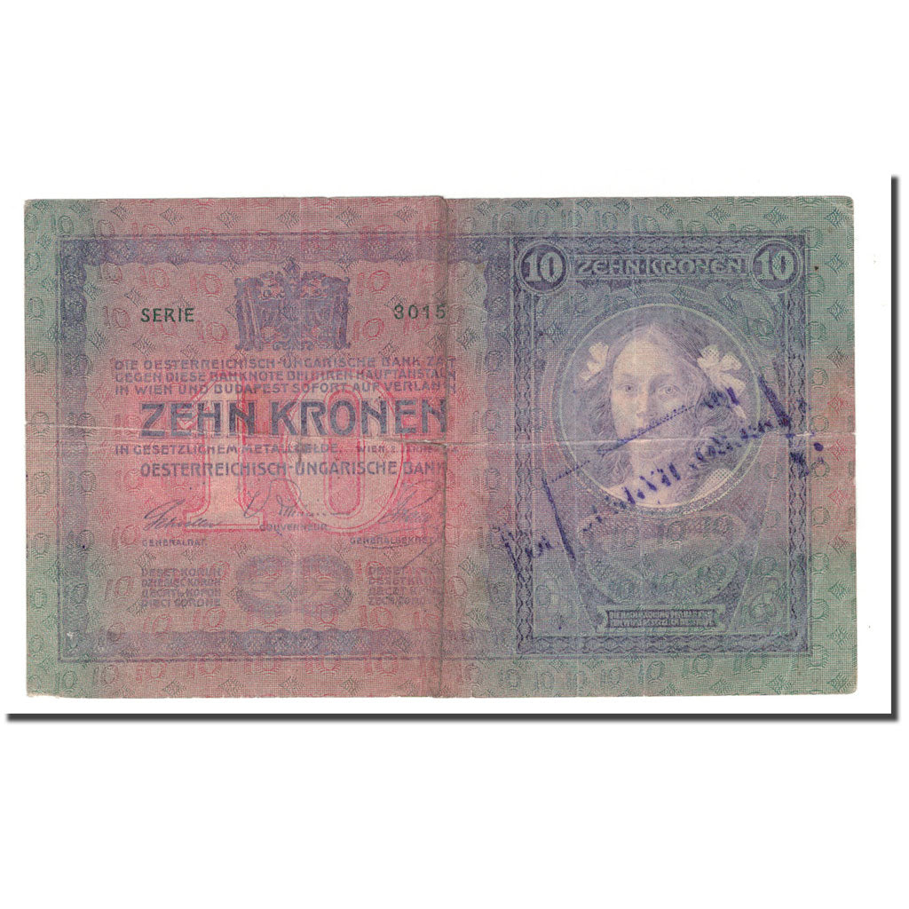 Banknote, Austria, 10 Kronen, 1904, 1904-01-02, KM:9, VG(8-10)