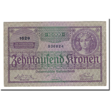 Banknote, Austria, 10,000 Kronen, 1924, 1924-01-02, KM:85, VF(20-25)