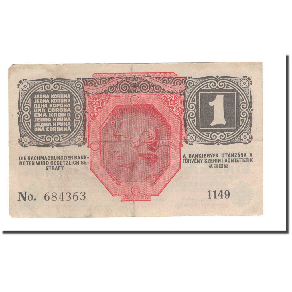 Banknote, Austria, 1 Krone, 1919, 1916-12-01, KM:49, EF(40-45)