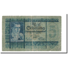 Banknote, Austria, 5 Schilling, 1927, 1927-07-01, KM:93, VG(8-10)