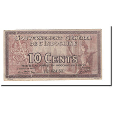 Banknote, FRENCH INDO-CHINA, 10 Cents, 1939, KM:85d, VF(20-25)