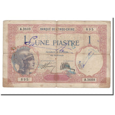 Banknote, FRENCH INDO-CHINA, 1 Piastre, undated (1921-31), KM:48b, VG(8-10)