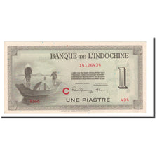 Banknote, FRENCH INDO-CHINA, 1 Piastre, 1945, KM:76b, EF(40-45)