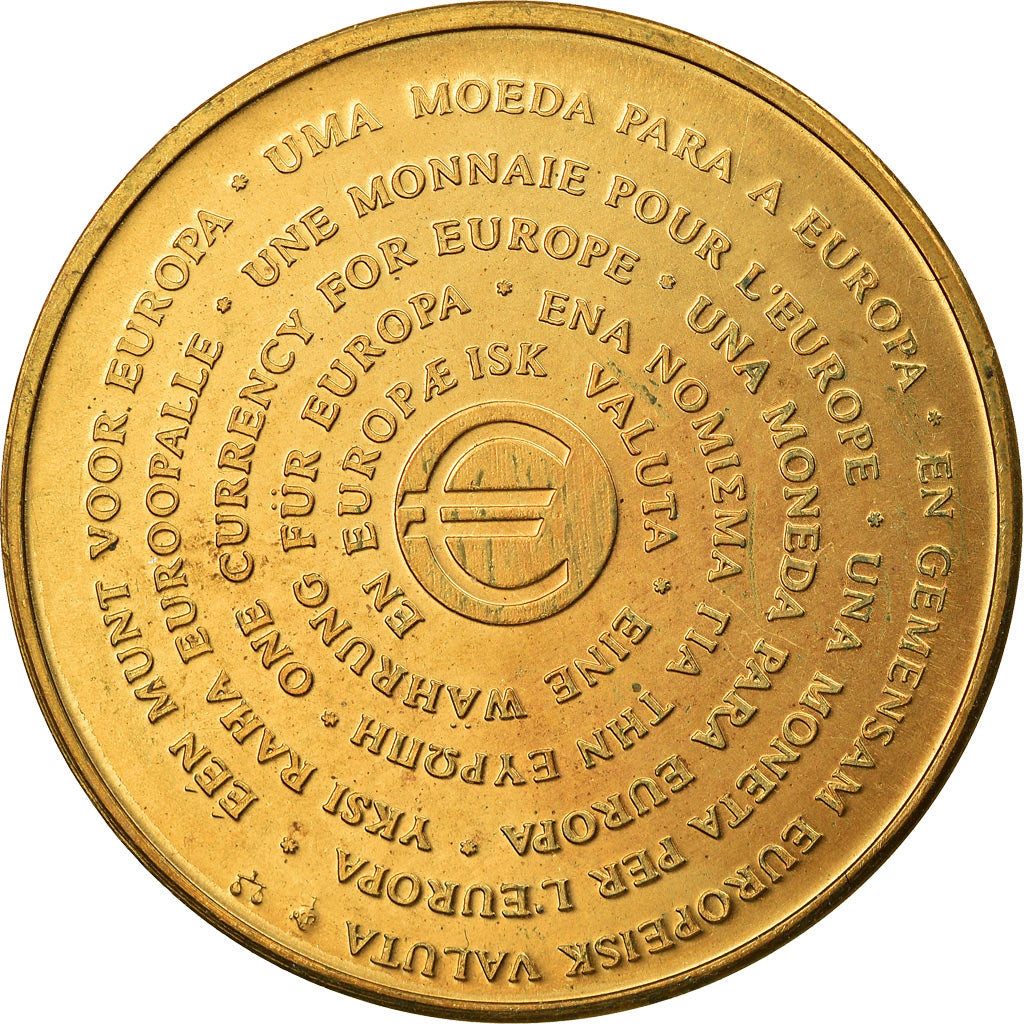 Frankrijk, Token, 1 Euro Champagne Ardenne, 1997, UNC-, Copper-Nickel-Aluminum