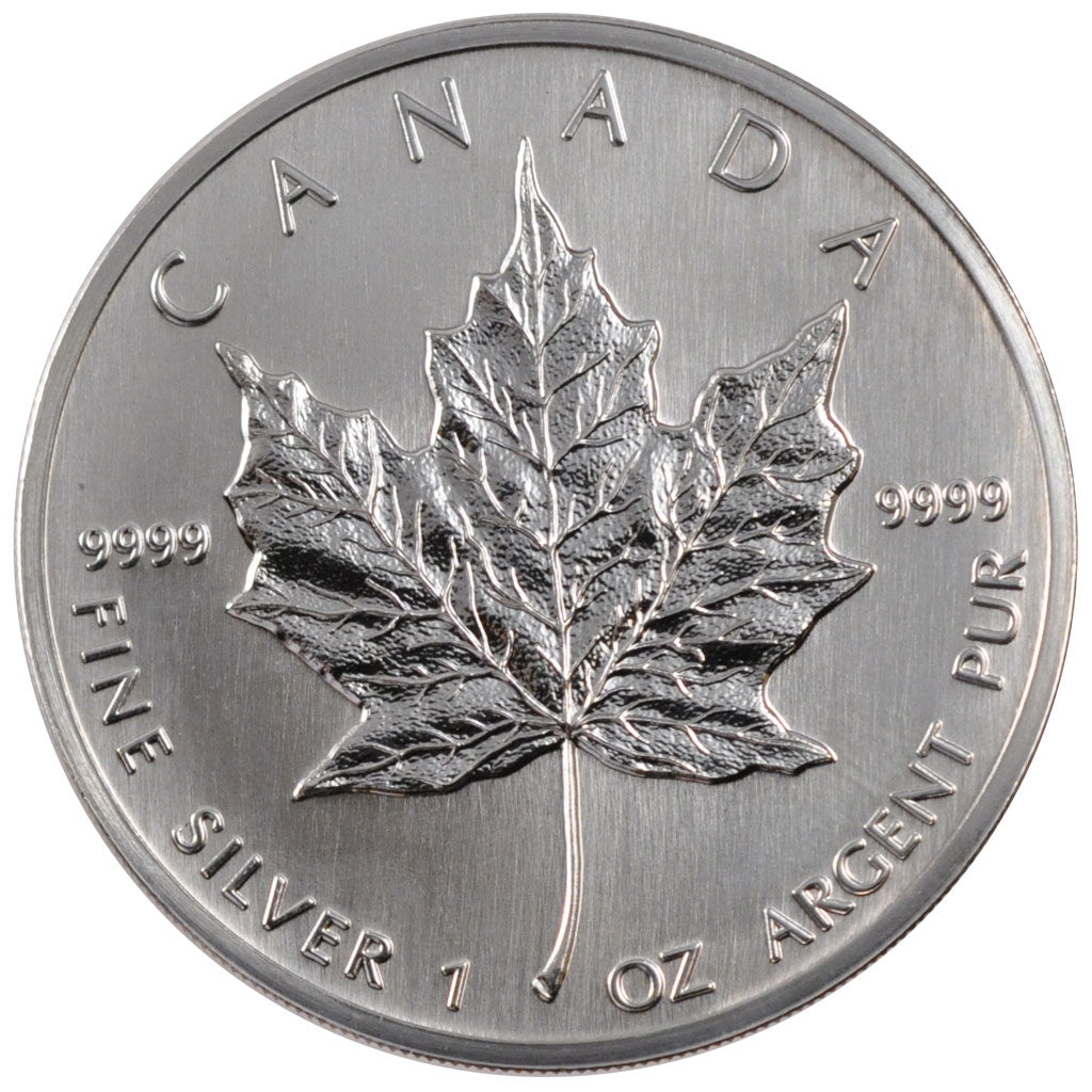 CANADA, 5 Dollars, 1988, Royal Canadian Mint, KM #163, MS(60-62), Silver, 31.10
