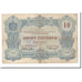 Banknote, Montenegro, 10 Perpera, 1914, 1914-07-25, KM:18, VF(20-25)