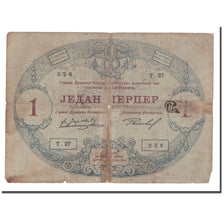 Banknote, Montenegro, 1 Perper, 1914, 1914-07-25, KM:15, VG(8-10)