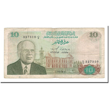 Banknote, Tunisia, 10 Dinars, 1980, 1980-10-15, KM:76, F(12-15)