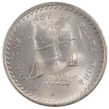 Coin, Mexico, Onza, 1979, Mexico City, MS(60-62), Silver, KM:M49b.4