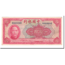 Banknote, China, 10 Yüan, 1940, KM:85b, VF(20-25)